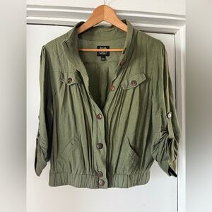 Mine Women's Army Green Utility Jacket